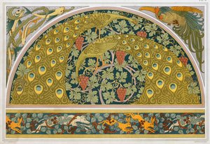 Design för bårder och hörn, pub. 1897.