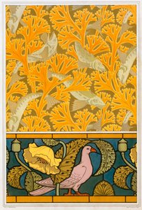 Design för tapeter och målat glas, pub. 1897.