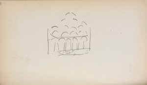 Italiensk skissbok: San Marco (sidan 186) av Maurice Prendergast