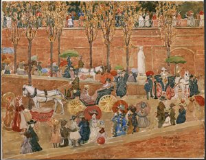 Pinciohöjden, Rom av Maurice Prendergast