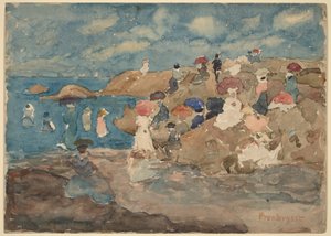 Revere Beach av Maurice Prendergast