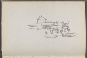 Skissbok, The Dells, nr 127, sidan 060: Docka av Maurice Prendergast