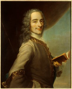 Porträtt av Francois Marie Arouet dit Voltaire av Maurice Quentin de La Tour