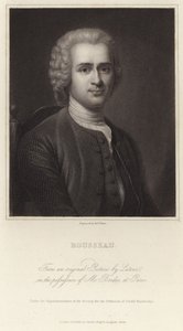 Porträtt av Jean-Jacques Rousseau