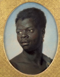 Porträtt av en ung svart, ca 1751 (pastell på papper)