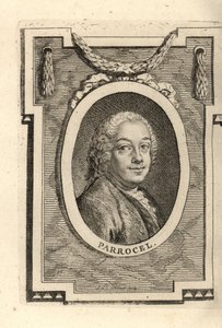 Charles Parrocel, fransk målare. av Maurice Quentin de la (after) Tour