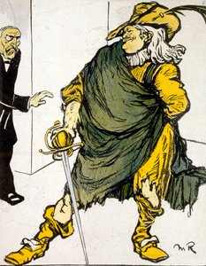 Karikatyr i Smörtallriken av Maurice Radiguet