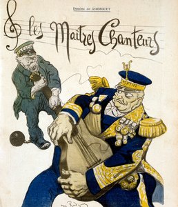 Karikatyr i Smörtallriken av Maurice Radiguet