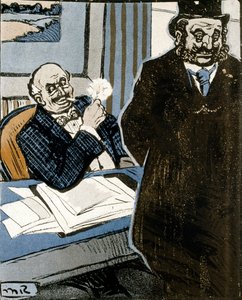Karikatyr i Smörtallriken av Maurice Radiguet
