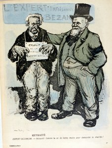 Karikatyr i Smörtallriken av Maurice Radiguet