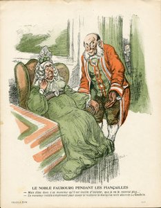 Smörtallriken, nummer 185, satirisk i färg av Maurice Radiguet
