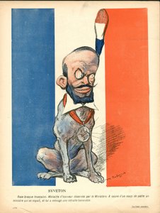 Smörtallriken, nummer 191, satirisk i färg av Maurice Radiguet