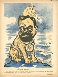 Smörtallriken, nummer 191, satirisk i färg av Maurice Radiguet