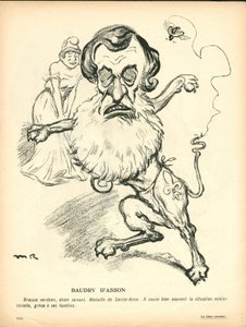 Smörtallriken, nummer 191, satirisk i färg av Maurice Radiguet