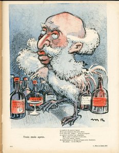 Smörtallriken, nummer 195, satirisk i färg av Maurice Radiguet