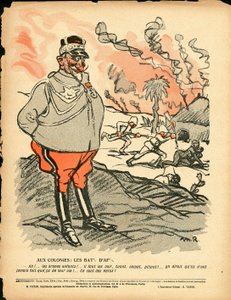 Smörtallriken, nummer 343, satirisk i färg av Maurice Radiguet