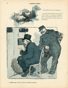 Smörtallriken, nummer 411, satirisk i färg av Maurice Radiguet