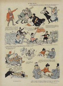 Den röda Midi. Illustration för Le Rire