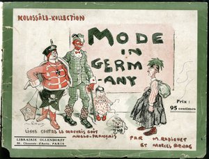 i Mode i Tyskland, ca. 1915 - 14-18 års krig, Tyskland Preussen, mode, fulhet av Maurice Radiguet