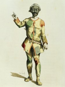 Harlequin 1570, av Maurice Sand (1823-1889) av Maurice Sand