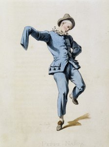 Peppe Nappa (Pierrot eller Peppe-Nappa) hämtar från "Masques et bouffons" (italiensk komedi), text och teckningar av Maurice Sand, tryck av A. Manceau, förord ​​av Georges Sand, Paris, Michel Lévy Frères av Maurice Sand