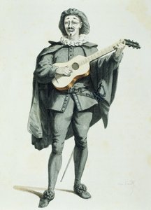Scaramouche, av Maurice Sand (1823-1889) av Maurice Sand