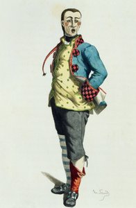 Stenterello 1858, av Maurice Sand (1823-1889) av Maurice Sand