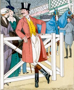 "Gazette du Bon Ton": N. 4, Les Propos Obligantes, hålls för Concours Hippique