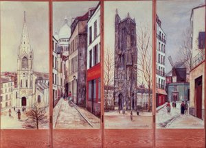 Der Paravent – 20. Jahrhundert von Maurice Utrillo
