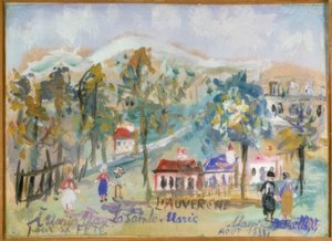 Auvergne, La Sainte-Marie av Maurice Utrillo