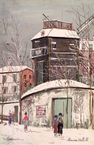 Le Moulin de la Galette, ca. 1933 von Maurice Utrillo