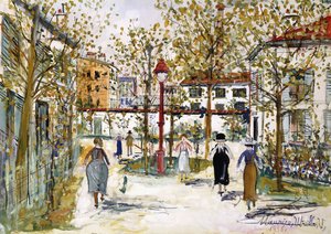Montmartre av Maurice Utrillo