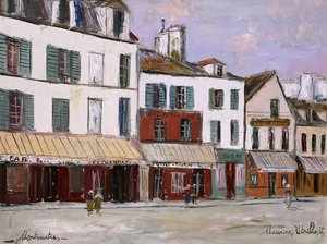 Restaurant de la Mere Catherine, Montmartre von Maurice Utrillo