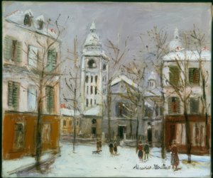 Rue du Mont-Cenis, Montmartre von Maurice Utrillo