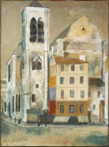 Saint-Nicolas-du-Chardonnet von Maurice Utrillo
