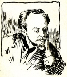 Gustave Le Rouge, ca 1899 (trägravyr) av Maurice Walter Edmond de Lambert