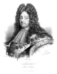 Kung Ludvig XIV av Frankrike, c1820-talet.