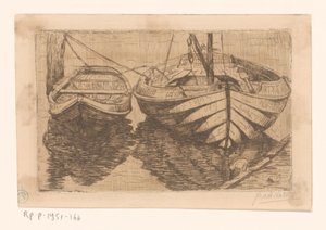 Roddbåt och segelbåt
