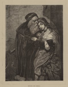 Shylock och Jessica (gravyr)