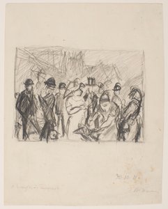 2 [Andra] Skiss för Tauentzienstrasse av Max Beckmann
