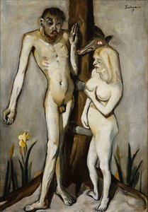 Adam och Eva av Max Beckmann