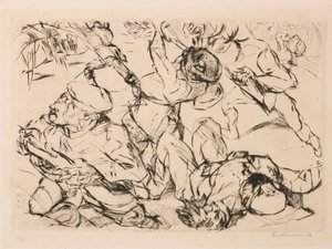 Överfall av Max Beckmann