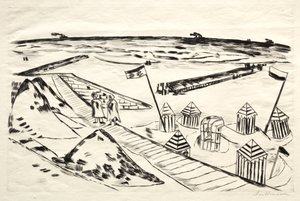 Strand av Max Beckmann