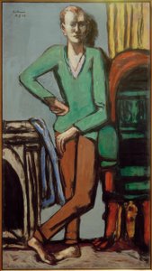 Porträtt av Walter Barker av Max Beckmann