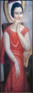 Porträtt av Käthe von Porada av Max Beckmann