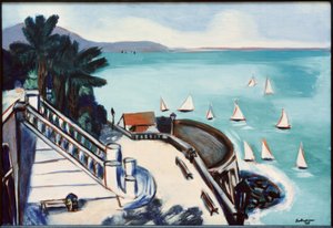 Utsikt från terrassen i Monte Carlo av Max Beckmann