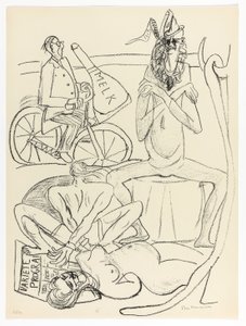 Cirkus, tallrik 12 från Day and Dream av Max Beckmann