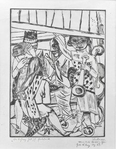 Ridån går upp av Max Beckmann