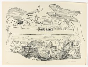 Dream of War, tallrik 10 från Day and Dream av Max Beckmann