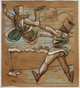 Konståkare I. av Max Beckmann